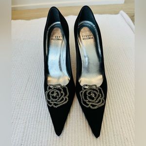 Stuart Weitzman 4 inch black heels